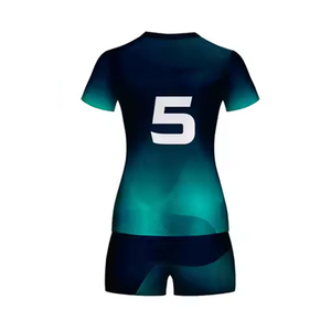 Men <b>Volleyball</b> Uniform Custom Performance Jersey Shorts Team Kit OEM Private Label Player Name Front Logo - Product Image 3
