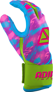 Gants de frappeur de baseball en cuir premium de haute qualité, personnalisables, avec fermeture auto-agrippante, conception à doigts complets, durables et antidérapants pour le poignet - Product Image 4