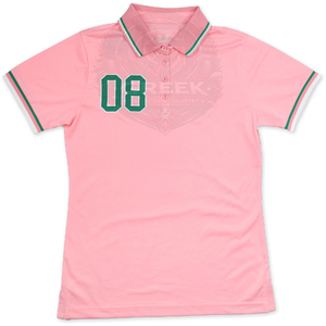 Camiseta Polo Personalizable con Logotipo de Letras Griegas, Encantadora y Elegante, Perfecta para Reuniones de Chicas, Artículos Griegos - Product Image 3