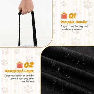 Divano Letto in Peluche per Cani, Accessori Calmanti per Animali Domestici - Product Image 5