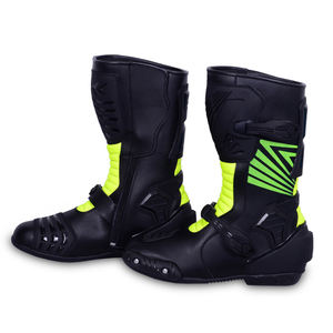 Botas de Motocicleta de Cuero para Hombre de Alta Calidad, Estilos de Cuero para Motocicleta, Botas Personalizadas - Product Image 1