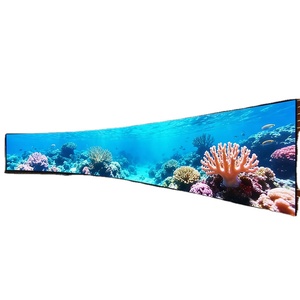 Pantalla LED Curva P2 P2.5 P3 P3.91 P4 P5, Pantalla LED Flexible Ultrafina, Empalme sin Costuras, Pantalla Publicitaria, Panel LED - Product Image 1