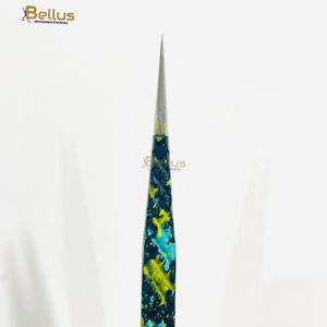 Professional Stainless Steel Lash Extension Tweezers Lightweight Durable Salon Use Custom Logo with Plastic <b>Tube</b> - Product Image 4