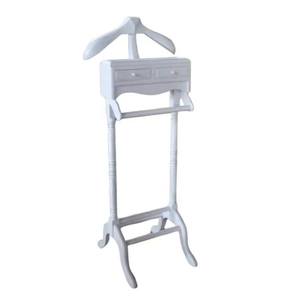 Perchero de Madera Plegable Hecho a Mano Ecológico y Moderno para Sala de Estar, Altura Ajustable, 10 Ganchos, 10 Estantes, para Uso en el Hogar y Hoteles - Product Image 4