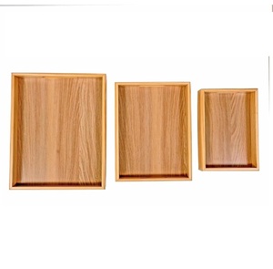 Juego de Bandejas Rectangulares de Madera Elegantes al por Mayor, Modernas y Decorativas para Catering y Hostelería - Product Image 6