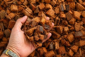 High Quality Low EC Washed Chopped Coconut Husk Chips Natural Growing Medium for Gardening <b>Soil</b> Improvement In PP <b>Bag</b> - Product Image 2