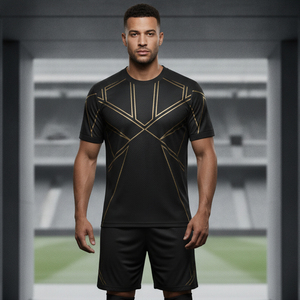 Uniformes de Fútbol con Impresión por Transferencia de Calor al por Mayor, Conjunto de Camiseta de Fútbol Personalizada, Precio de Fábrica, Transpirable, con Nombre y Letras del Equipo - Product Image 5
