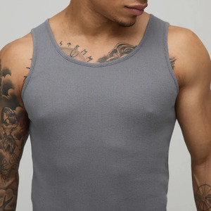 เสื้อกล้ามพรีเมียมสำหรับผู้ชายออกกำลังกาย ทรงรัดรูป ไซส์ใหญ่พิเศษ สีชมพู เสื้อกล้ามโอเวอร์ไซส์สำหรับผู้ชาย - Product Image 4