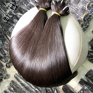 Extensiones de cabello de trama vietnamita de alta calidad de 100% cabello humano real de alta calidad sin caída de colores naturales - Product Image 3