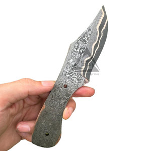 Vente en ligne de lames vierges professionnelles en acier Damas, matériau durable, lames vierges en acier Damas à marque privée - Product Image 4