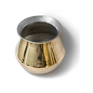 Aluminium Gold Polished Cooking Pot Customized Size Round Shape Cooking Pot With Superior Quality <b>Cookware</b> Pot - Product Image 1