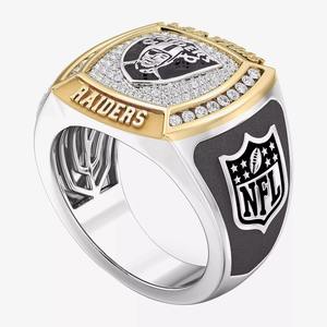 Anillo de Campeonato de los Raiders de Las Vegas, Totalmente Personalizado, Clásico, de Dos Tonos, para Hombre, Colegio, Universidad, Aleación, Moissanita - Product Image 2
