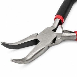 Alicates de Punta Curva de 120 mm para Joyería, Marca ZetomedPro - Product Image 4