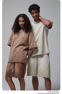 Digital Print 360GSM Acid Washed T-<b>shirt</b> Sun Faded Streetwear Black Custom Graphic Distressed T <b>Shirts</b> Oversize Tshirt for <b>Men</b> - Product Image 3