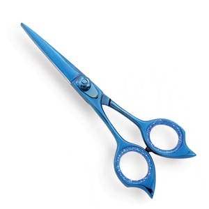 Ciseaux de coiffure professionnels en acier inoxydable, lame tranchante, manche long en plastique, non pliables, pour droitiers, usage en salon - Product Image 5
