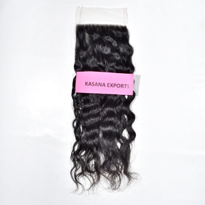 ผมต่อแบบคลิปอิน 6*6 นิ้ว แบบเวฟ สีดำธรรมชาติ ผมแท้จากอินเดีย ชนิด Remy  แบบ Double Weft ไม่ผ่านการแปรรูป น้ำหนัก 100 กรัม จากอันดราปัฎย์ ขายส่ง - Product Image 3