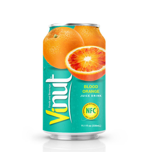 Boisson de jus d'orange sanguine 330ml VINUT boisson rafraîchissante sans sucre Vietnam usine OEM/ODM échantillon gratuit marque privée - Product Image 1