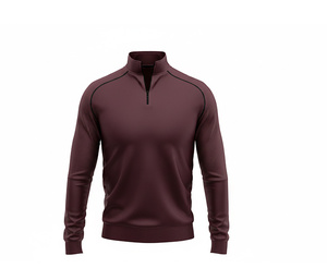 Sublimation Quarter Zip <b>Track</b> Top <b>Jacket</b> Manufacturer <b>Men</b> Women Youth Sportswear Quick Dry Team Pullover - Product Image 1
