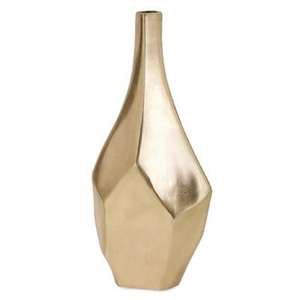 Macetero de pie dorado con diseño floral, jarrón de lujo para decoración de bodas, artículos para eventos, jarrones hechos a mano estilo indio - Product Image 3