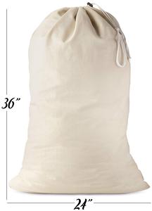 Canvas <b>Laundry</b> <b>Bag</b> 33"x 35", Thick Cotton <b>Laundry</b> <b>Bag</b> with Handles & <b>Drawstring</b>, Extra Large Heavy Duty Washable - Product Image 2