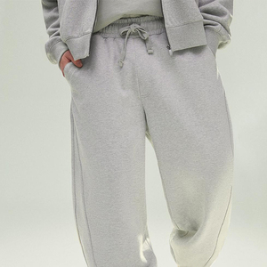 Wholesale Comfortable Cotton Material Men Zipper Tracksuits Customizable Breathable Quick Dry Oversize Tracksuit For Adults - Product Image 4