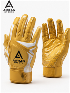 Premium Custom Baseball Batting Gloves Leather <b>Hook</b> and Loop Closure Breathable - Product Image 6