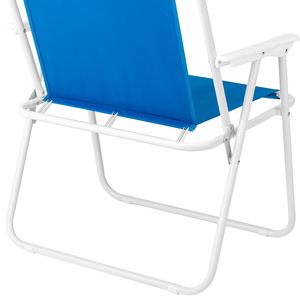 Sedia da Spiaggia XL Blu Royal Resistente con Ombrellone a Palo Singolo da 15 Pollici, Supporto in Tessuto Oxford, 1 Pezzo - Product Image 5