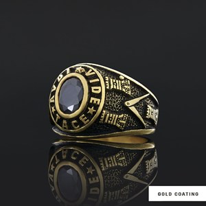 แหวนเมสัน BOJ รุ่น 037 แหวนสั่งทำพิเศษสำหรับทุกเพศ แหวนตราประทับฟรีเมสันแบบปรับแต่งได้ แหวนตราประทับมาสเตอร์เมสันเท็กซัส ฮิปฮอป สีเงิน ราคาประหยัด - Product Image 5