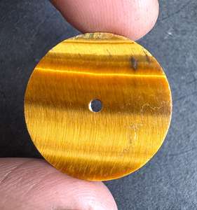 Cadran en pierre œil de tigre 28,50 mm d'épaisseur 1 mm Fabrication de montres automatiques - Product Image 5