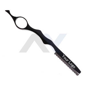 Rasoir professionnel en acier inoxydable pour coiffure, effilage, texturisation et coupe, idéal pour salon et usage domestique, type rasoir à plumes - Product Image 6