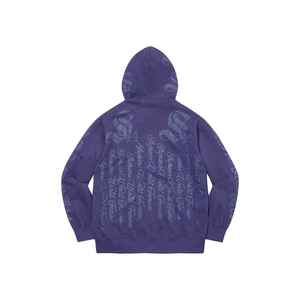 Hoodie unisexe de haute qualité, style vintage à pois, coupe ample, épais, avec strass, couture personnalisée, doublure intégrée, pour l'hiver, grandes tailles pour hommes - Product Image 2