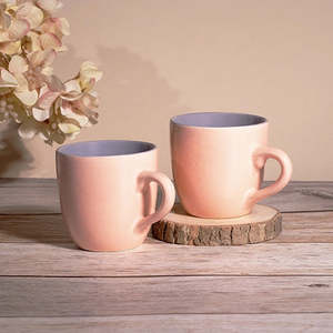 Classic Double Toned Ceramic <b>Tea</b> <b>Cup</b> <b>Set</b> of 2 - Product Image 4