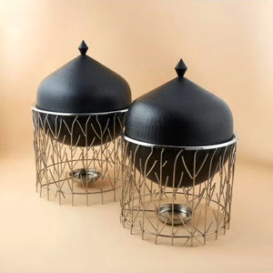 Ollas de Lujo Hechas a Mano, Diseño Moderno, Cazuelas Metálicas para Calentar Comida en Buffet para Hoteles, Nuevo Artículo del Golfo y Medio Oriente - Product Image 5