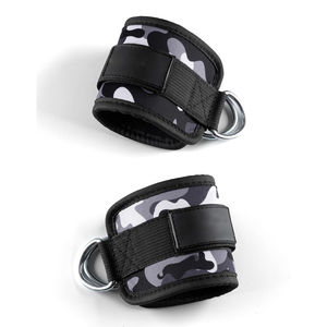 Correa ajustable para tobillo para máquina de cable, ideal para ejercicios de gimnasio, extensiones de piernas, glúteos, abductores de cadera y levantamiento de pesas. - Product Image 2