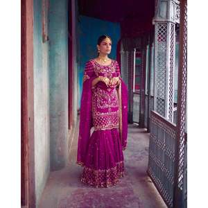 Women's Beautiful <b>Top</b>-Bottom and Fancy Dupatta Set for <b>Parties</b> - Product Image 6