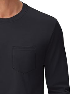 Camisas Casuales de Manga Corta para Hombre, 100% Algodón, Cuello Redondo, con Bolsillo, Corte Regular, Color Sólido, Secado Rápido, Transpirables, para Primavera y Otoño - Product Image 5