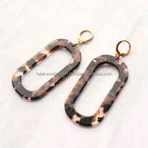 Elegante cuerno de vaca hecho a mano cuerno de búfalo pendientes con perla nuevo diseño ágata joyería personalizable por Falak World Export - Product Image 1