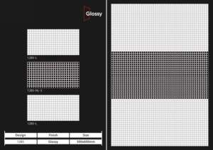 Azulejos de Pared de Cerámica Elegantes y Brillantes de 30x60 cm (12x24 Pulgadas), Acabado Decorativo para Paredes Interiores, para Baños y Cocinas de Lujo - Product Image 2