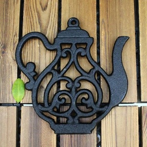 High Quality Metal Trivet Heat Resistant Durable Iron Hot Pot Holder Kitchen <b>Table</b> <b>Protector</b> for Serving Cookware and Dining Use - Product Image 5