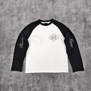 Camiseta de algodón 100% de alto gramaje para hombre, estilo oversize, corte boxy, hombros caídos, camiseta corta. - Product Image 1