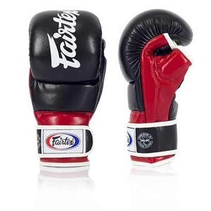 Gants de boxe Fairtex en cuir de vache véritable pour le MMA, le grappling et l'entraînement, fermeture à boucle, CP-BG-256 - Product Image 3