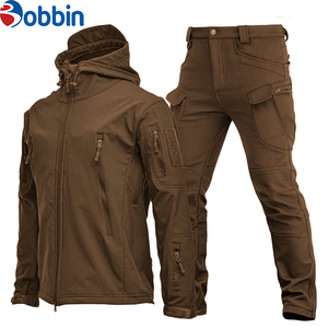 Conjunto de Chaqueta con Cremallera y Pantalones Cargo para Hombre, Estilo Vintage, Ecológico, para Exteriores, Resistente al Viento, Transpirable, Cómodo, con Capucha, para Senderismo - Product Image 6