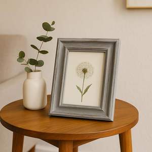 Plateau de table artisanal en bois dur de qualité supérieure avec finition rustique gris antique et verre transparent élégant pour la décoration de la maison ou du bureau - Product Image 5