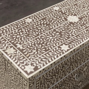 ILAHI's Bone Inlay <b>Drawer</b> Modern Design Agate Detailing <b>Storage</b> Portable Home Furniture - Product Image 2