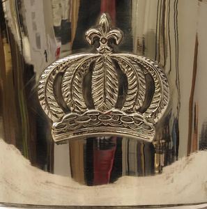 Promotion : Seau à vin et à glace en métal nickelé avec support en acier, refroidisseur en aluminium pour fêtes, maison et bar, champagne - Product Image 5