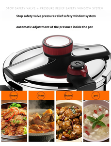 Innovative Pressure Cooker Premium Stainless Steel Body Large Capacity Fast Cooking Performance Safety Lock Lid Comfortable - Product Image 6