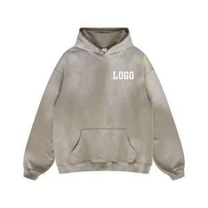 Sweat à capuche pour homme SPAHI ENTERPRISES de qualité supérieure, 100% coton, écologique, coupe ample, imprimé numérique délavé à l'acide, 500g, décontracté pour l'hiver - Product Image 3