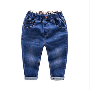 Jeans en denim pour enfants coupe décontractée - Style décontracté délavé vintage, motif 3D, couleurs et tailles personnalisables, service OEM, haute qualité, vente en gros - Product Image 1