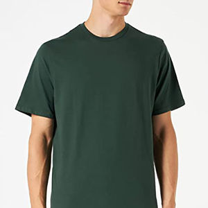 T-shirt à manches courtes pour homme, col rond, 100% coton jersey, confortable, extensible, de haute qualité, séchage rapide, respirant, logo sur le devant, grande taille - Product Image 1