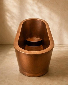 Bañera de Lujo Moderna, Ecológica, de Cobre, Estilo Regal, Hecha a Mano, Independiente, para Hoteles, Resorts y Villas - Product Image 6